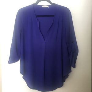 Lush Tops - Cobalt Blue Lush by Nordstrom 3/4 Sleeve Blouse Lush Tops - Cobalt Blue Lush by Nordstrom 3/4 Sleeve Blouse